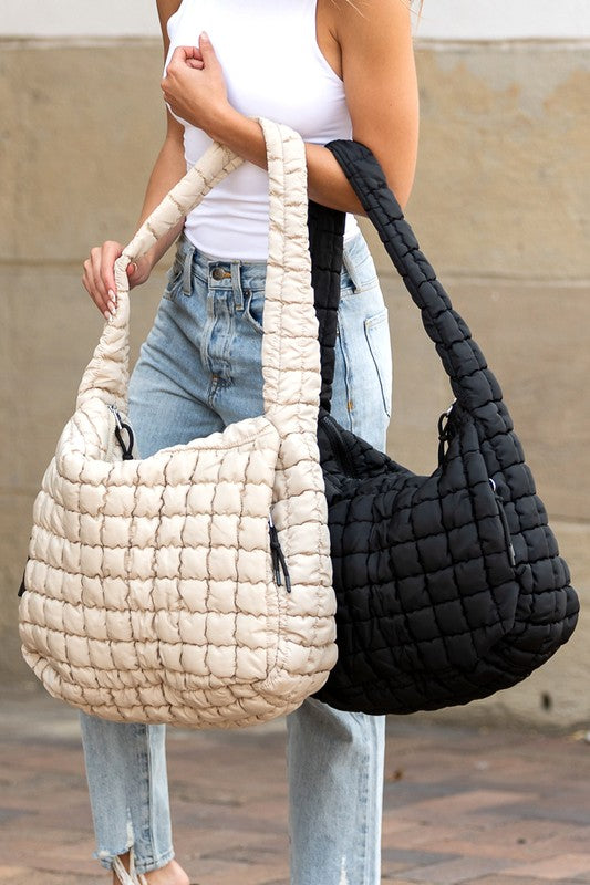 Taylor Quilted Puffer Tote - 1985 the VAULT Boutique