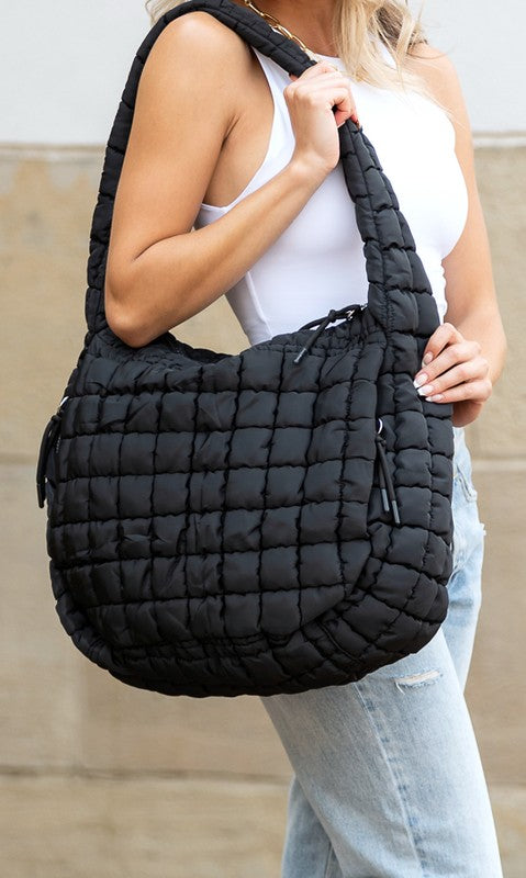 Taylor Quilted Puffer Tote - 1985 the VAULT Boutique