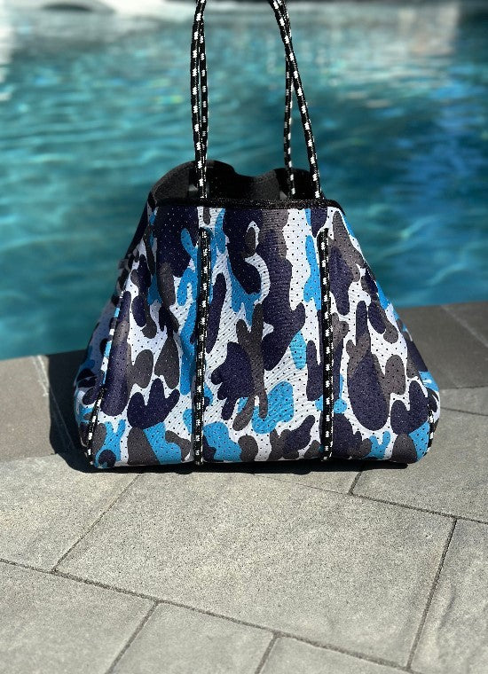 The Carly Camo Neoprene Tote - 1985 the VAULT Boutique