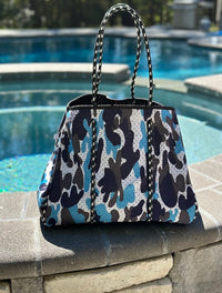 The Carly Camo Neoprene Tote - 1985 the VAULT Boutique