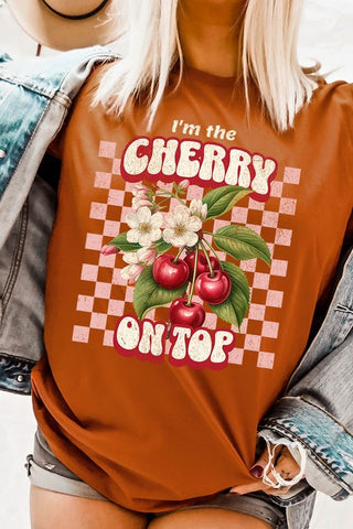 I'm the Cherry on Top Graphic Tee - 1985 the VAULT Boutique