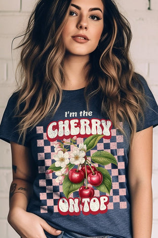 I'm the Cherry on Top Graphic Tee - 1985 the VAULT Boutique