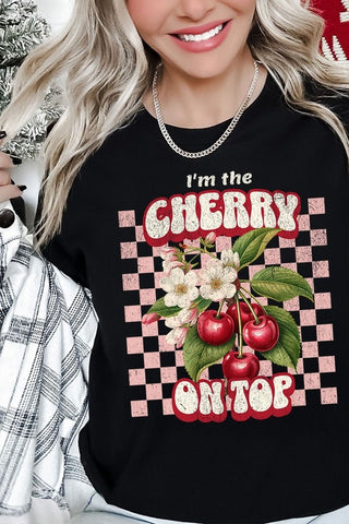 I'm the Cherry on Top Graphic Tee - 1985 the VAULT Boutique