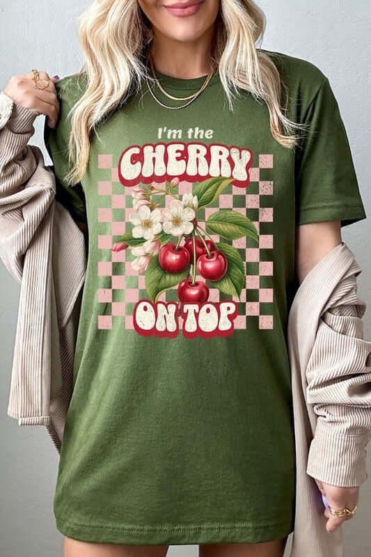 I'm the Cherry on Top Graphic Tee - 1985 the VAULT Boutique