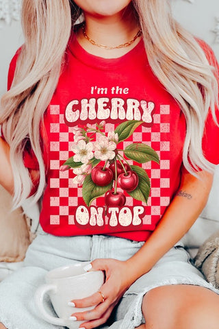 I'm the Cherry on Top Graphic Tee - 1985 the VAULT Boutique