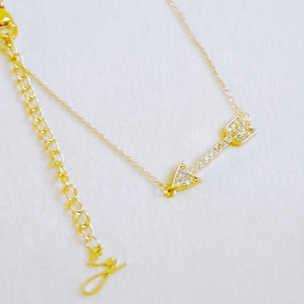 Cupid Love Arrow Necklace - 1985 the VAULT Boutique