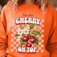 I'm the Cherry on Top Graphic Fleece Sweatshirts - 1985 the VAULT Boutique