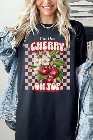 I'm the Cherry on Top Graphic Heavyweight Tee - 1985 the VAULT Boutique