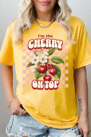 I'm the Cherry on Top Graphic Heavyweight Tee - 1985 the VAULT Boutique