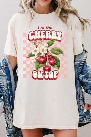 I'm the Cherry on Top Graphic Heavyweight Tee - 1985 the VAULT Boutique