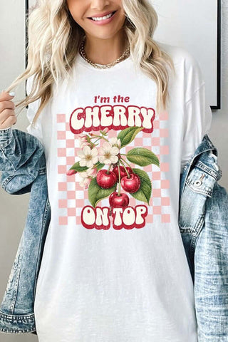 I'm the Cherry on Top Graphic Heavyweight Tee - 1985 the VAULT Boutique