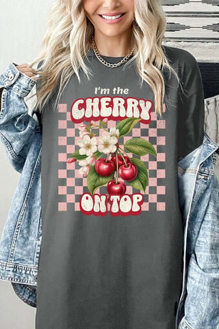 I'm the Cherry on Top Graphic Heavyweight Tee - 1985 the VAULT Boutique