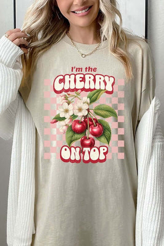 I'm the Cherry on Top Graphic Heavyweight Tee - 1985 the VAULT Boutique