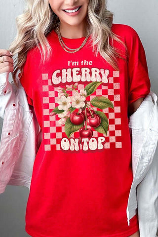 I'm the Cherry on Top Graphic Heavyweight Tee - 1985 the VAULT Boutique