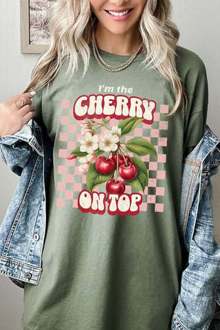 I'm the Cherry on Top Graphic Heavyweight Tee - 1985 the VAULT Boutique