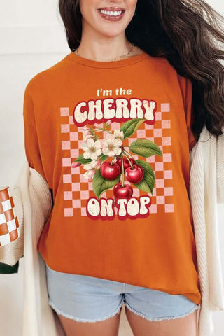 I'm the Cherry on Top Graphic Heavyweight Tee - 1985 the VAULT Boutique