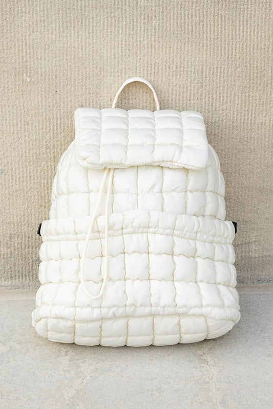 Stevie Quilted Puffer Backpack - 1985 the VAULT Boutique