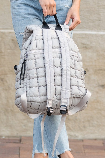 Stevie Quilted Puffer Backpack - 1985 the VAULT Boutique