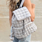 Stevie Quilted Puffer Backpack - 1985 the VAULT Boutique