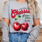 Farm Fresh Cherries Graphic Tee - 1985 the VAULT Boutique