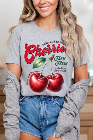 Farm Fresh Cherries Graphic Tee - 1985 the VAULT Boutique