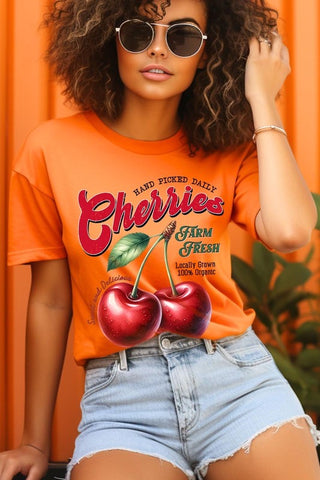 Farm Fresh Cherries Graphic Tee - 1985 the VAULT Boutique