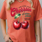 Farm Fresh Cherries Graphic Heavyweight Tee - 1985 the VAULT Boutique
