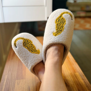 Sitting So Cool Cheetah Lounge Slippers - 1985 the VAULT Boutique