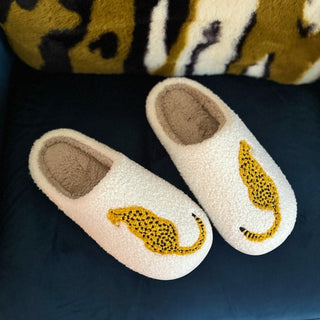 Sitting So Cool Cheetah Lounge Slippers - 1985 the VAULT Boutique