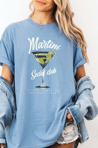 Espresso Martini Social Garment Dye Graphic Tee