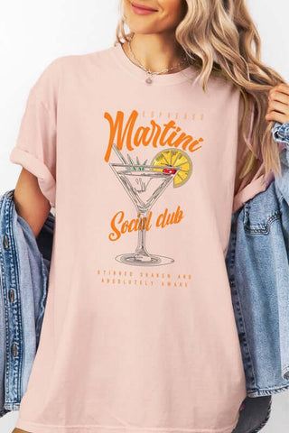 Espresso Martini Social Garment Dye Graphic Tee