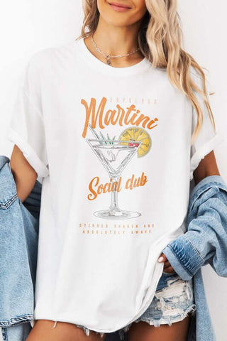 Espresso Martini Social Garment Dye Graphic Tee