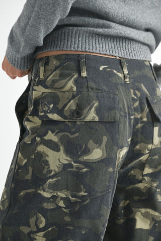 CAMO STRAIGHT LEG PANTS WITH POCKETS - 1985 the VAULT Boutique