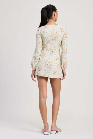 MINI LONG SLEEVE FLORAL DRESS - 1985 the VAULT Boutique