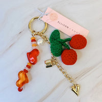 Heart Your Cherry Jingle Bag Charm - 1985 the VAULT Boutique