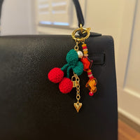 Heart Your Cherry Jingle Bag Charm - 1985 the VAULT Boutique