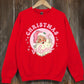 Pink Christmas Vibes Graphic Fleece Sweatshirts - 1985 the VAULT Boutique