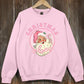 Pink Christmas Vibes Graphic Fleece Sweatshirts - 1985 the VAULT Boutique
