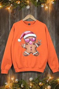 Blowing Bubble Gingerbread  Graphic Sweatshirts - 1985 the VAULT Boutique