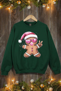 Blowing Bubble Gingerbread  Graphic Sweatshirts - 1985 the VAULT Boutique