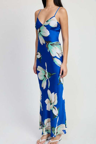 FLORAL BIAS MAXI DRESS - 1985 the VAULT Boutique