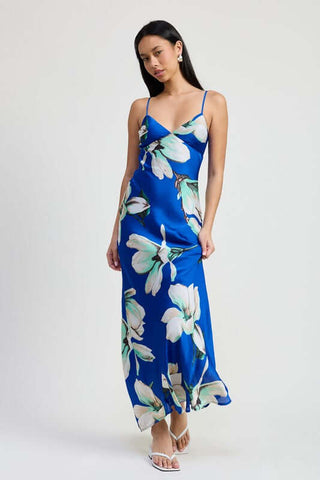 FLORAL BIAS MAXI DRESS - 1985 the VAULT Boutique