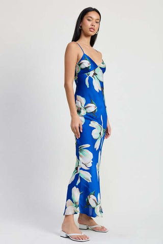 FLORAL BIAS MAXI DRESS - 1985 the VAULT Boutique