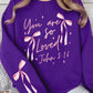 Pink Bow You Are So Loved Graphic Sweatshirt - 1985 the VAULT Boutique