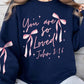 Pink Bow You Are So Loved Graphic Sweatshirt - 1985 the VAULT Boutique