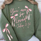 Pink Bow You Are So Loved Graphic Sweatshirt - 1985 the VAULT Boutique