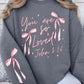 Pink Bow You Are So Loved Graphic Sweatshirt - 1985 the VAULT Boutique