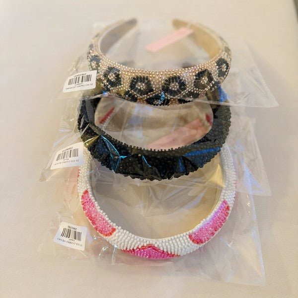 Beaded In Art Headband - 1985 the VAULT Boutique