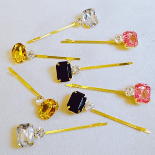 Glam Hair Jewels Bobby Pin Set Of 4 - 1985 the VAULT Boutique