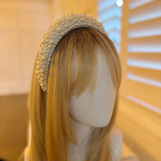 Princess Pearls Statement Headband - 1985 the VAULT Boutique